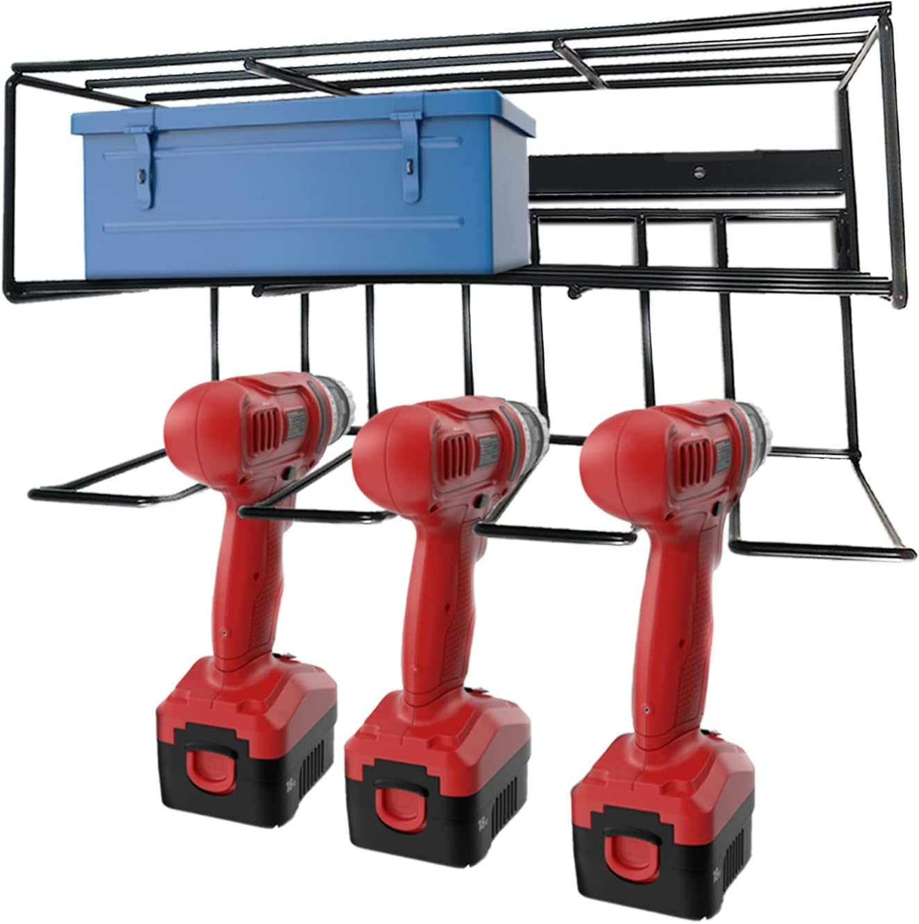 Wall Mount Drill Holder - Organize Your Bench!