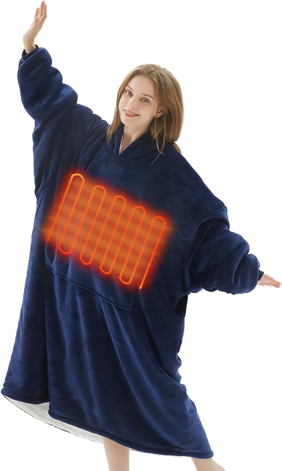 Warmth On The Go: Homemate Heated Hoodie Blanket