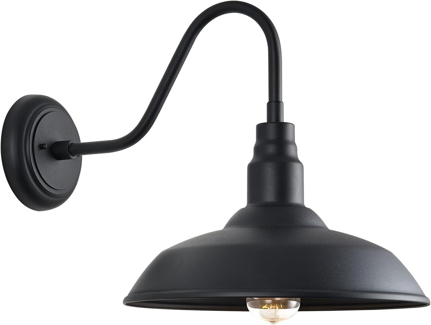 14in Outdoor Gooseneck Light Fixture for Stylish Barn Lighting
