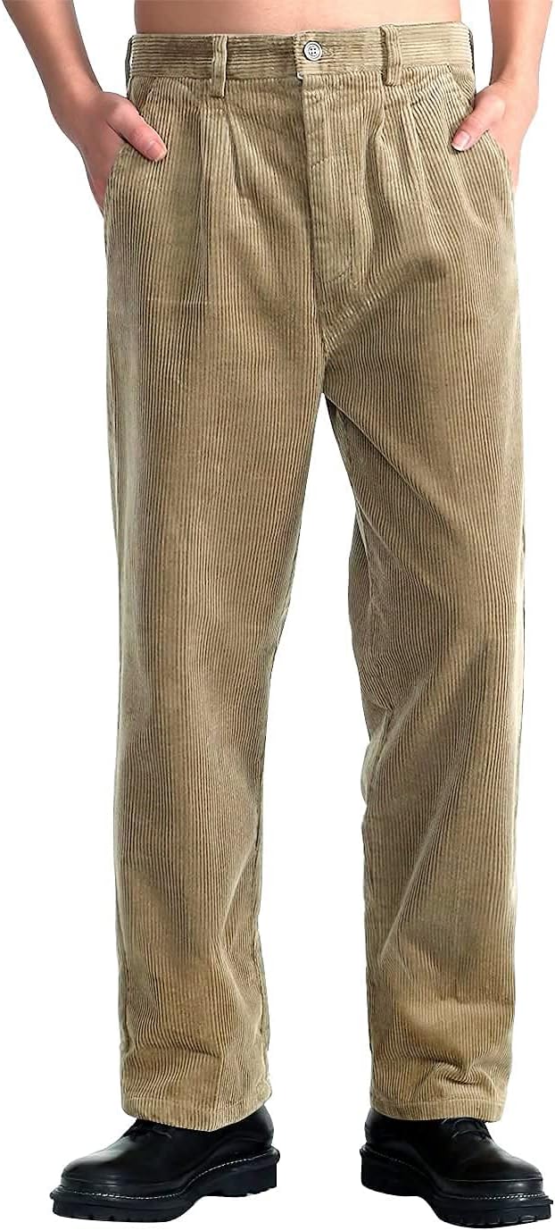 IDEALSANXUN Mens Corduroy Pants for Stylish Casual Wear