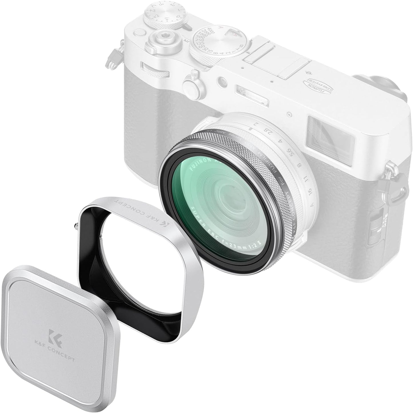 K&F CONCEPT UV Filter Kit with Magnetic Lens Cap for Fujifilm
