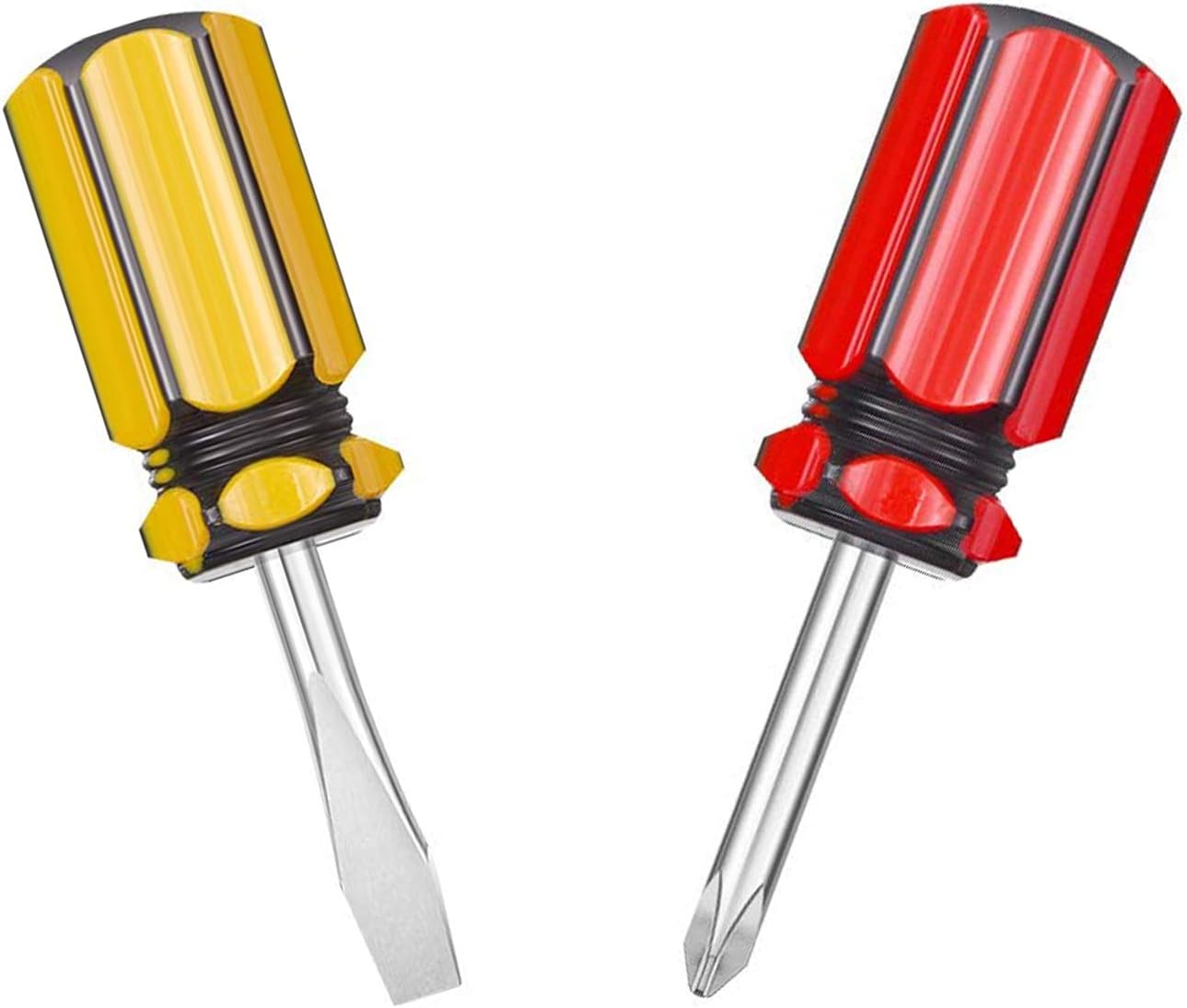 Buspoll Dual-Color Stubby Screwdriver Set