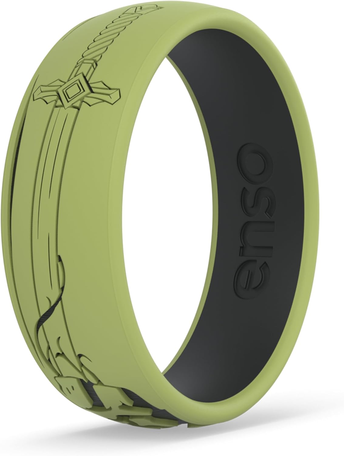 Enso Rings Signature Etched Collection - Premium Silicone Comfort