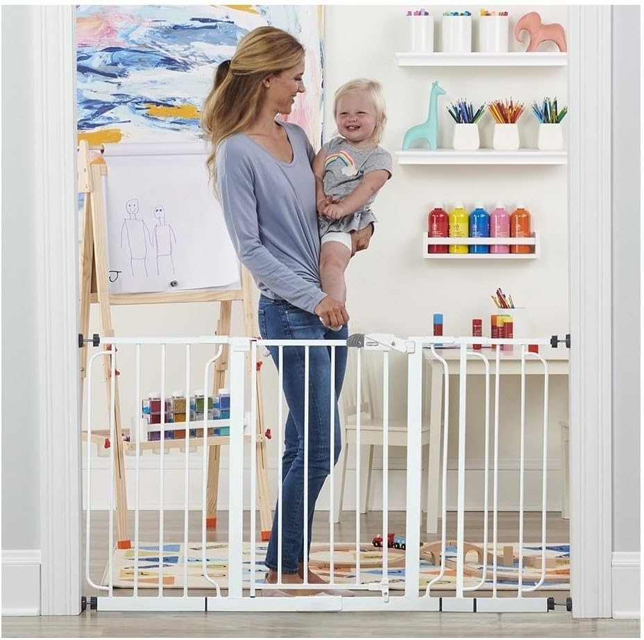 Regalo 56-Inch Extra Wide Baby Gate for Safety and Convenience