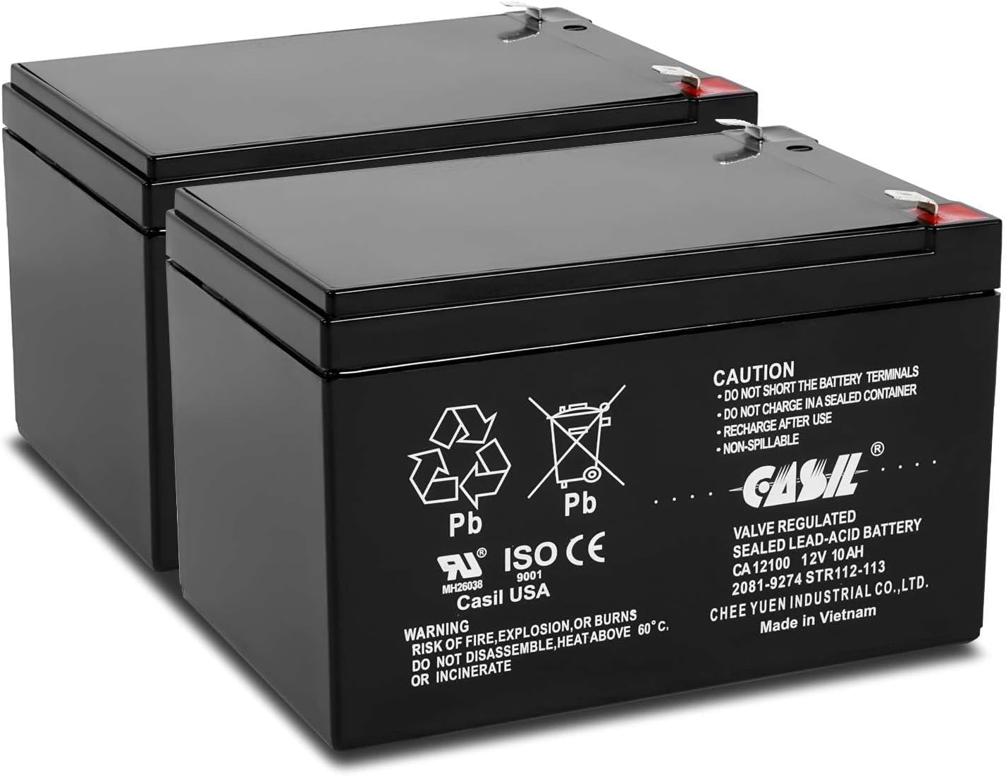 Casil 12V 10Ah Replacement Battery for APC Smart-UPS Models