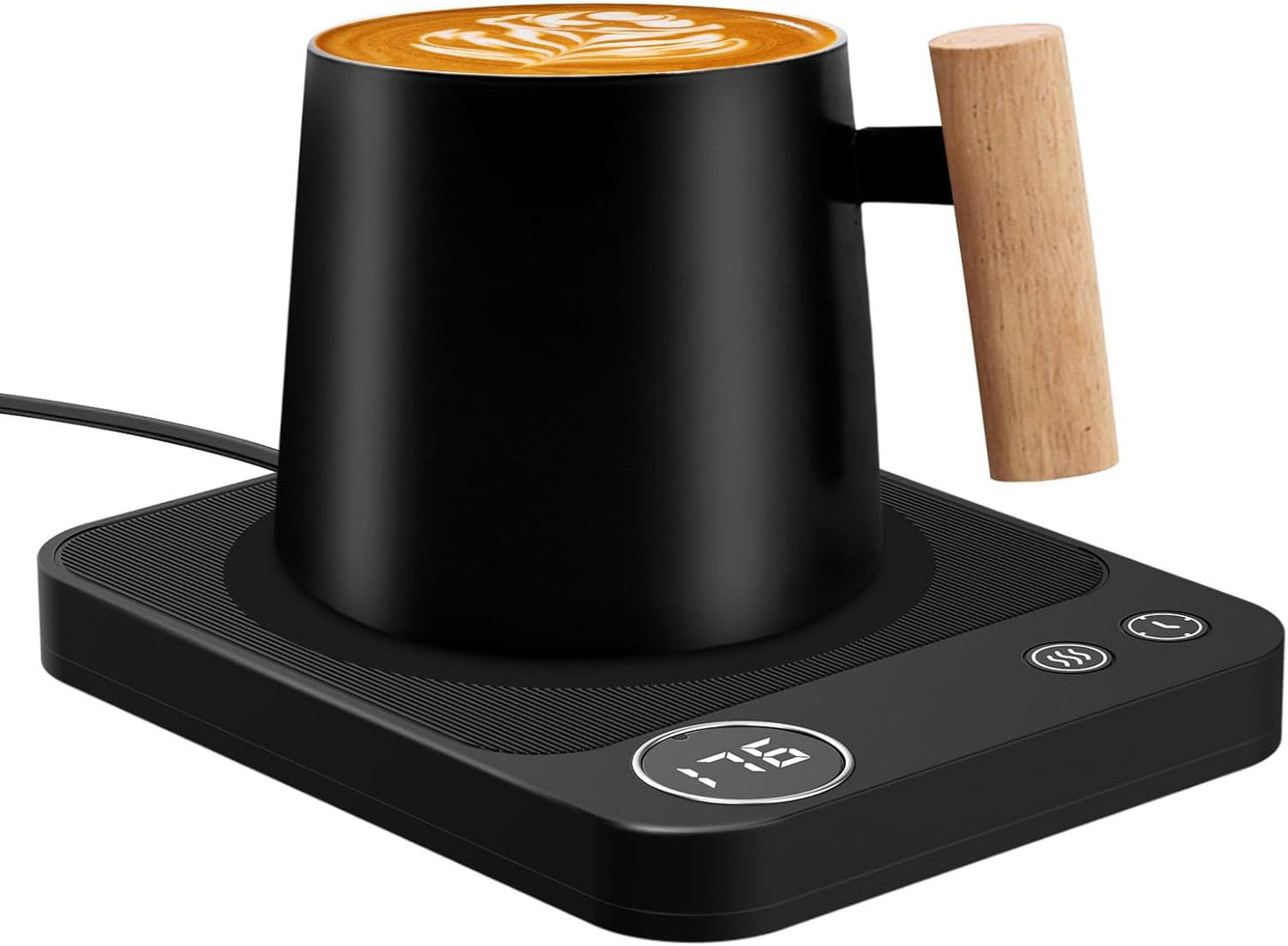 3-Temp Mug Warmer, Auto Shut Off, Digital Display