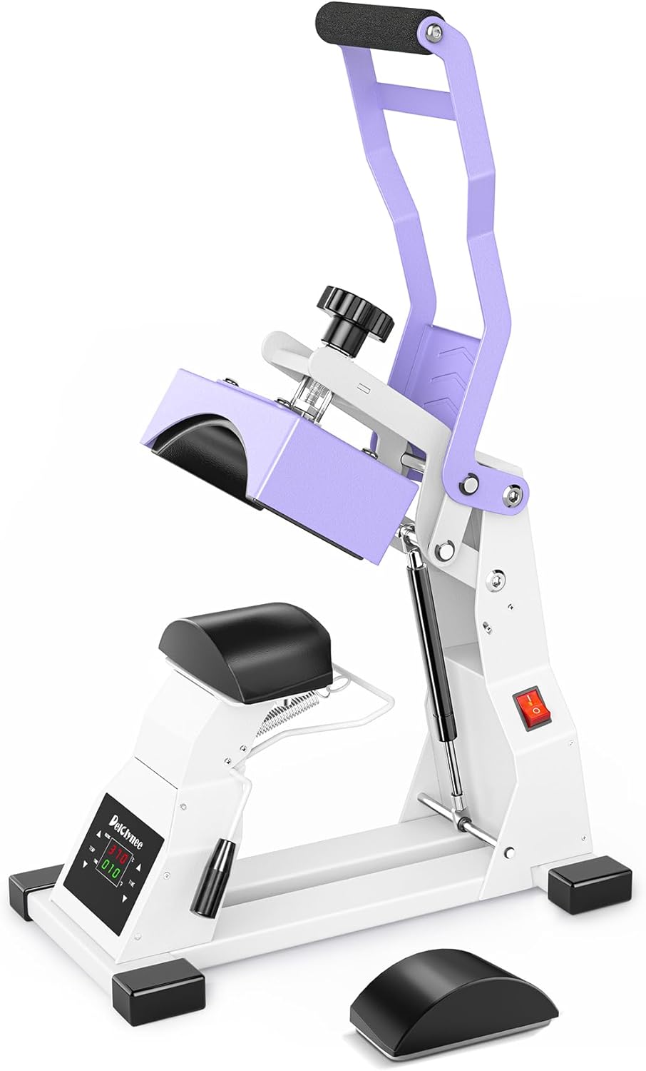 Delclynee Hat Heat Press for Caps with Interchangeable Platens
