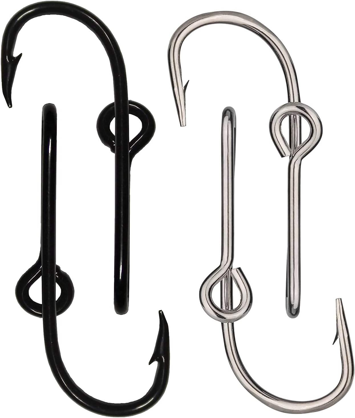 Premium Hat Clip Set - Custom Fish Hooks, High Carbon Steel