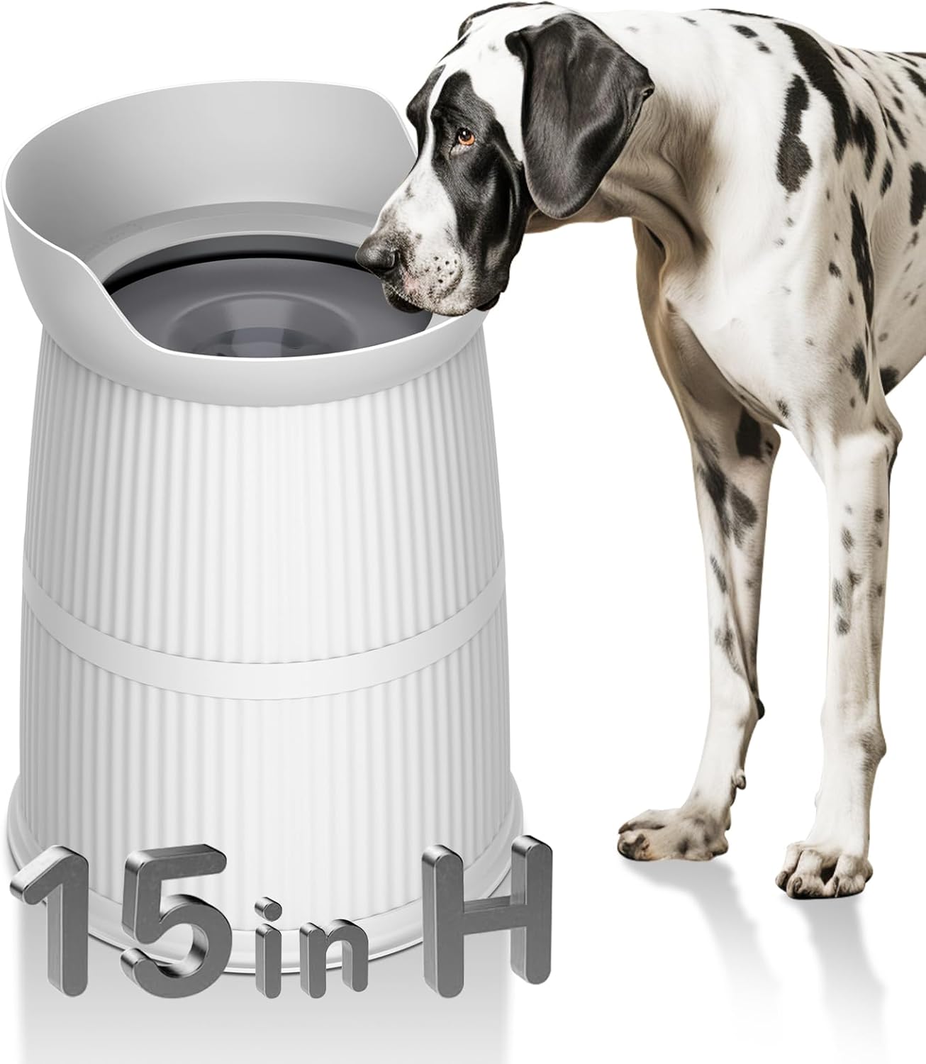 Elevated Dog Bowls for Large Dogs with Adjustable Height Features
