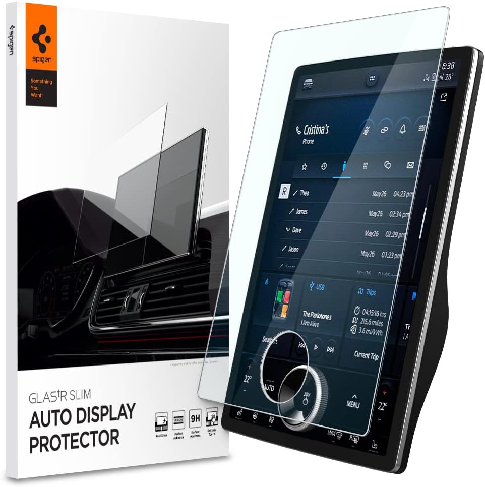 Spigen Tempered Glass Screen Protector for Ford F-150 Lightning