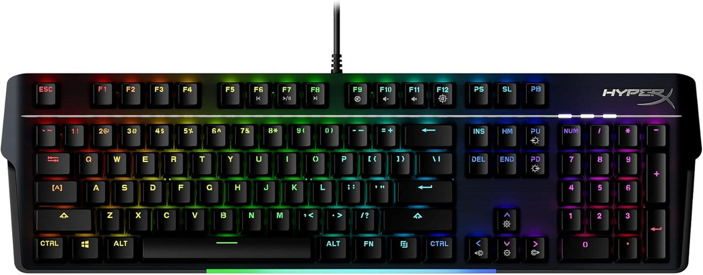 HyperX Alloy MKW100: Dynamic RGB, Save Lighting, Dust-Proof Switches