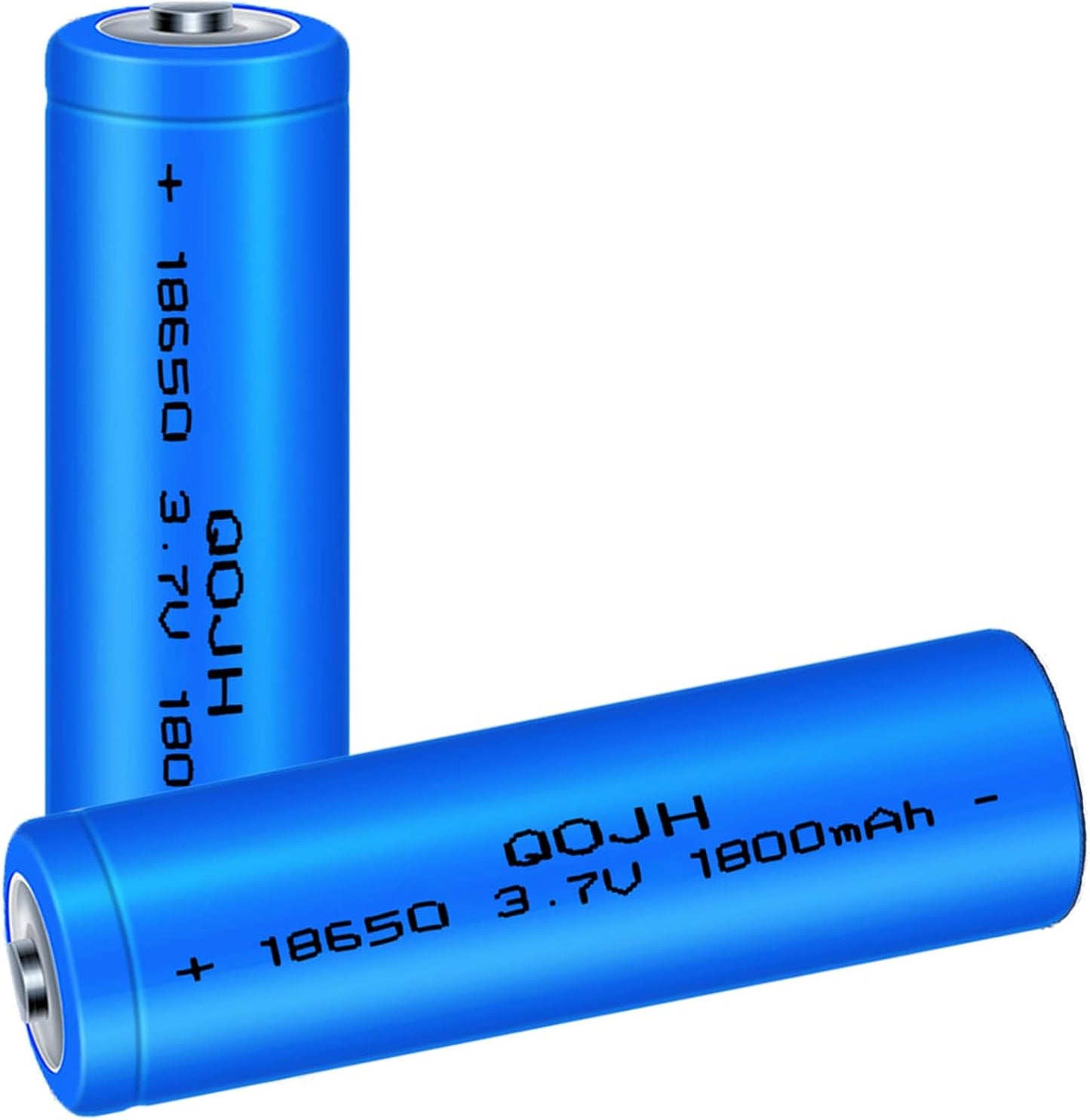 2-Pack 1800mAh 18650 Rechargeable Batteries for Endless Power!