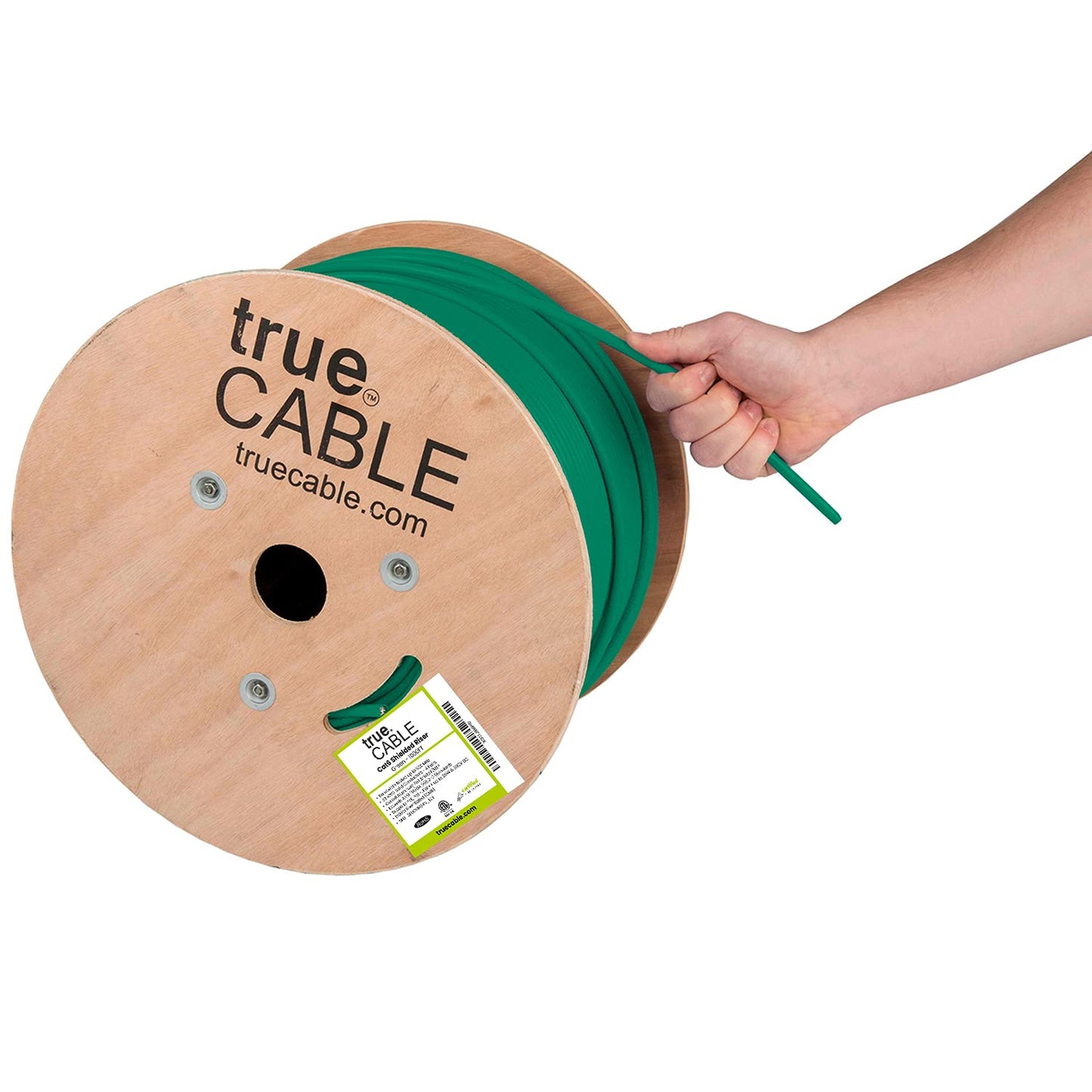 trueCABLE Cat6 Shielded Riser Cable for High Performance Networking