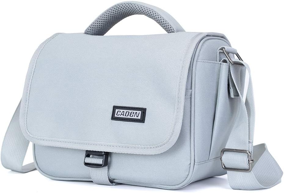 Compact Camera Bag for Nikon, Canon, Sony | Grey Crossbody Case