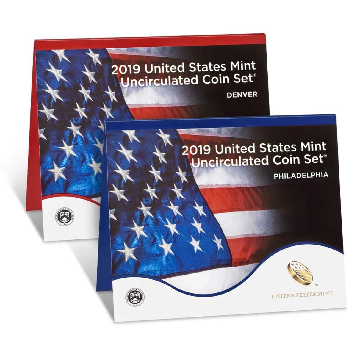 2019 P D U.S. Mint Uncirculated 20 Coin Mint Set with CoA