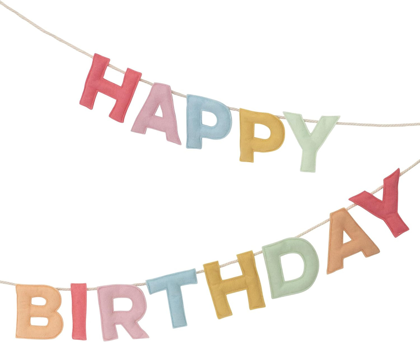 Meri Meri Felt Happy Birthday Garland for Colorful Celebrations