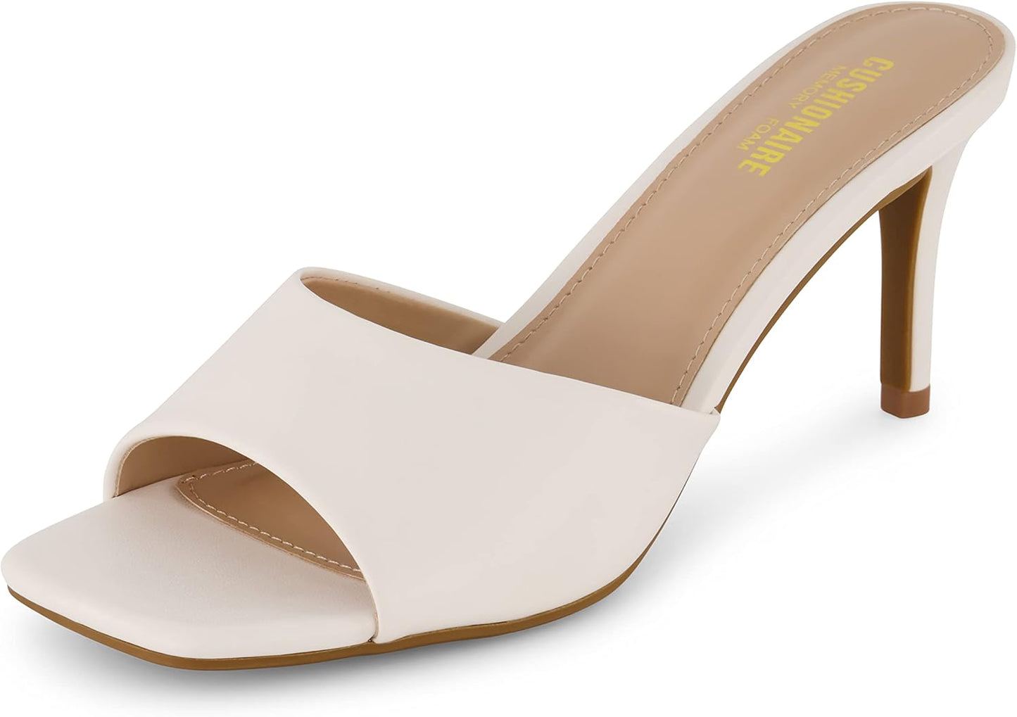 CUSHIONAIRE Women's Evie One Band Dress Sandal for Comfort