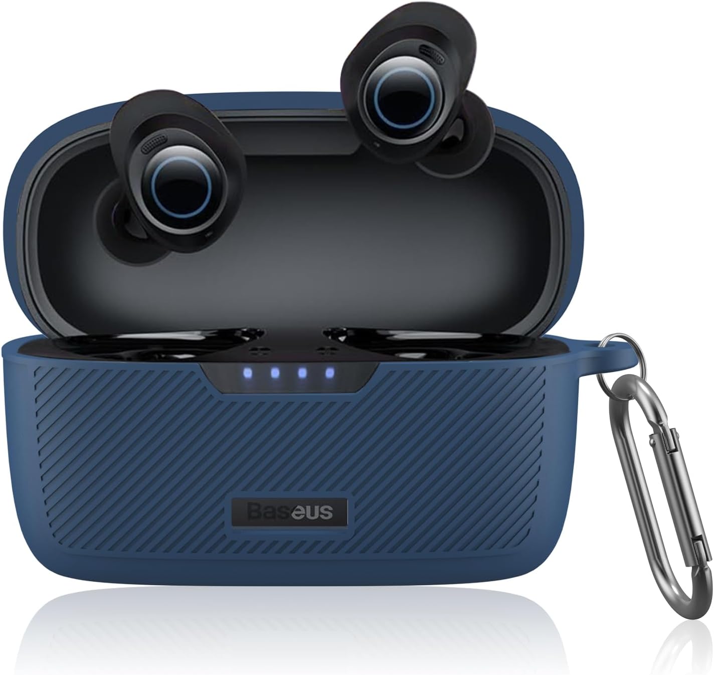 Blue Silicone Case for Baseus MA10 Earbuds - Shockproof & Stylish!