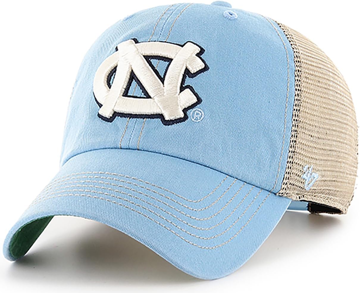 47 NCAA Trawler Primary Logo Team Color Mesh Trucker Hat