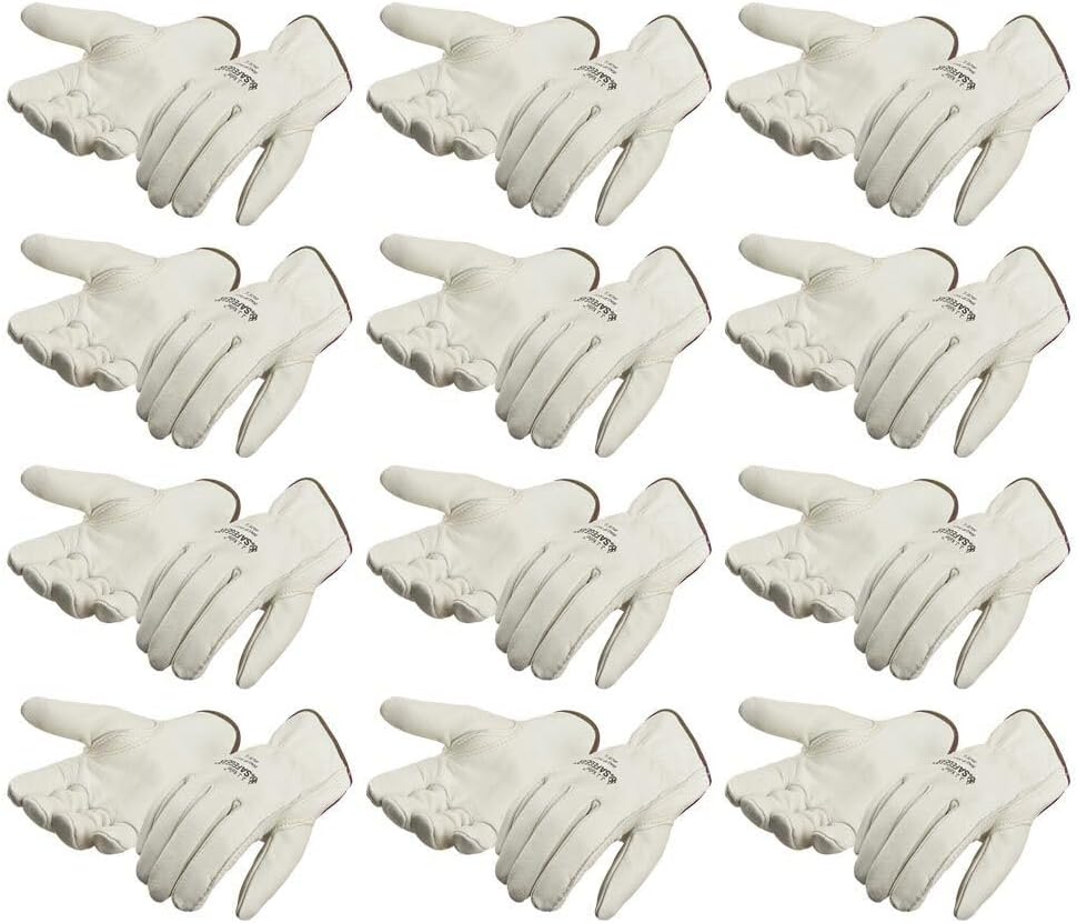 SAFEGEAR Cowhide Leather Work Gloves for Ultimate Protection