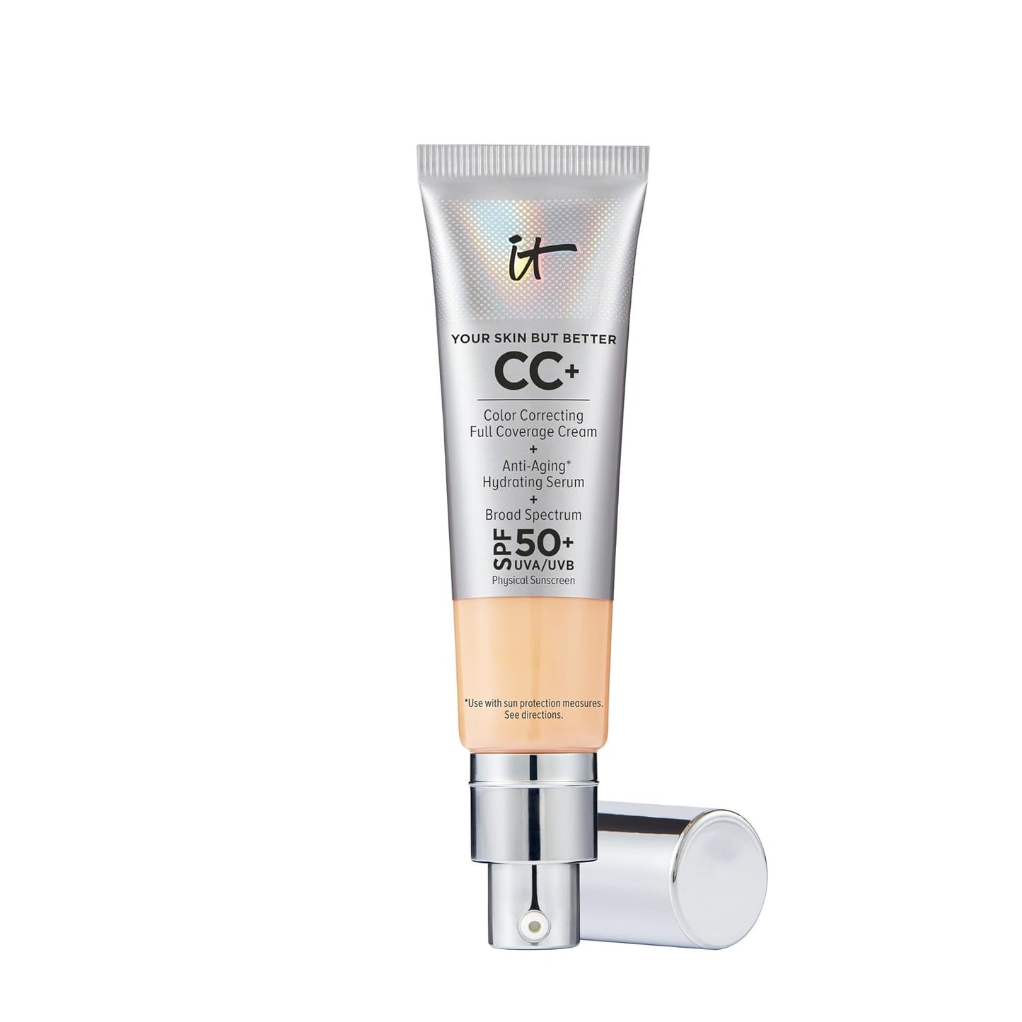 IT Cosmetics CC+ Cream - Full Coverage Foundation with SPF 50