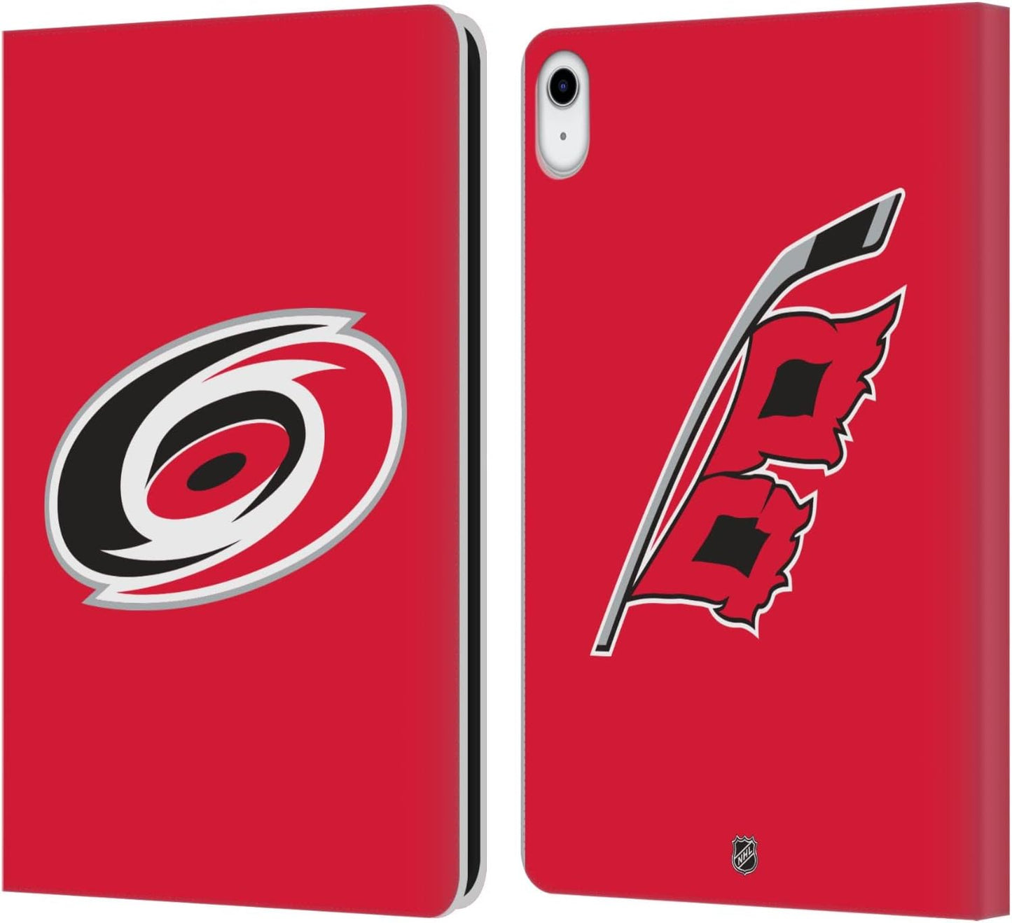NHL Carolina Hurricanes Leather Wallet Case for iPad 10.9 2022/2025