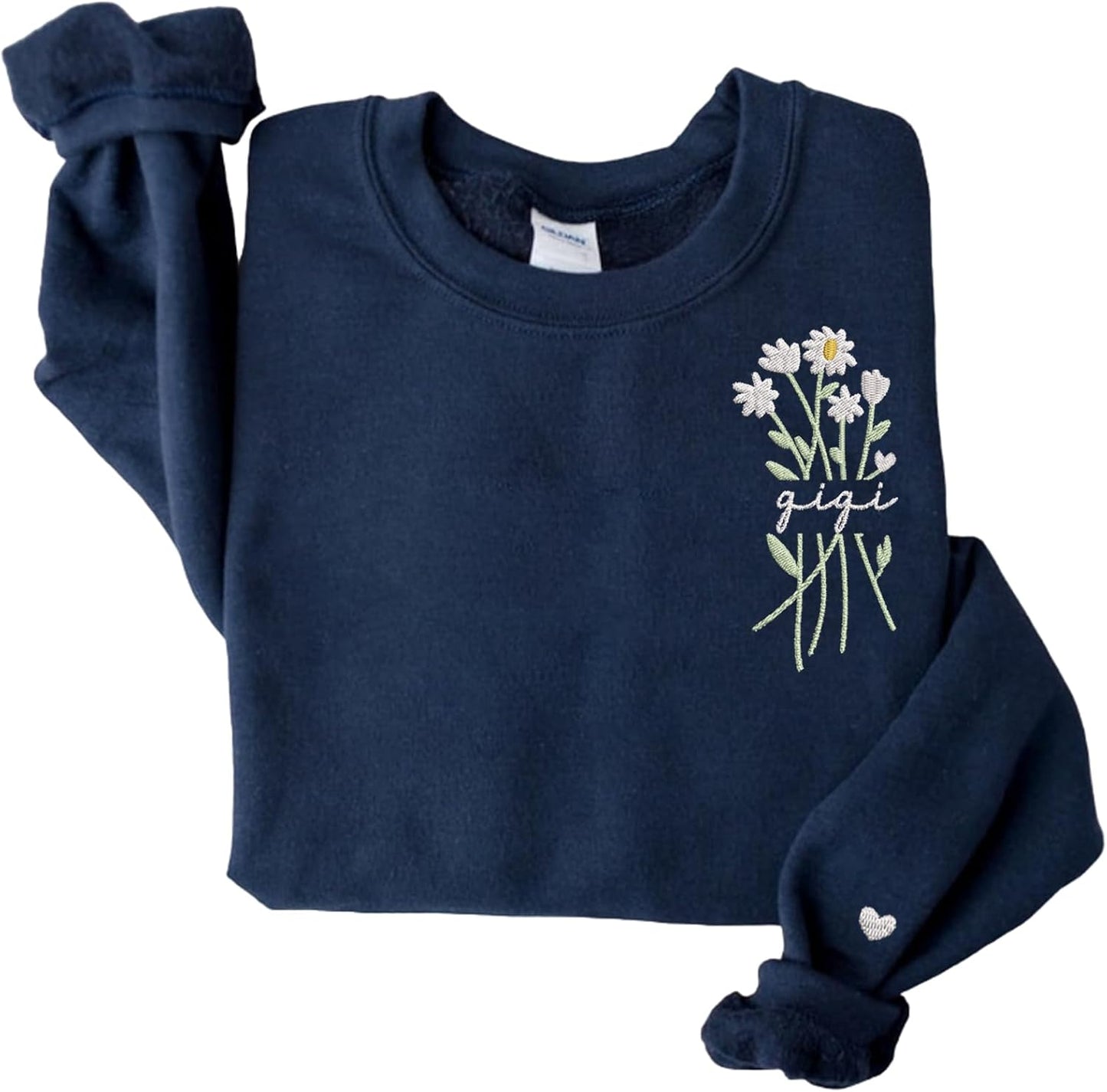 Daisy Mama Christmas Sweatshirt - Personalized Grandma