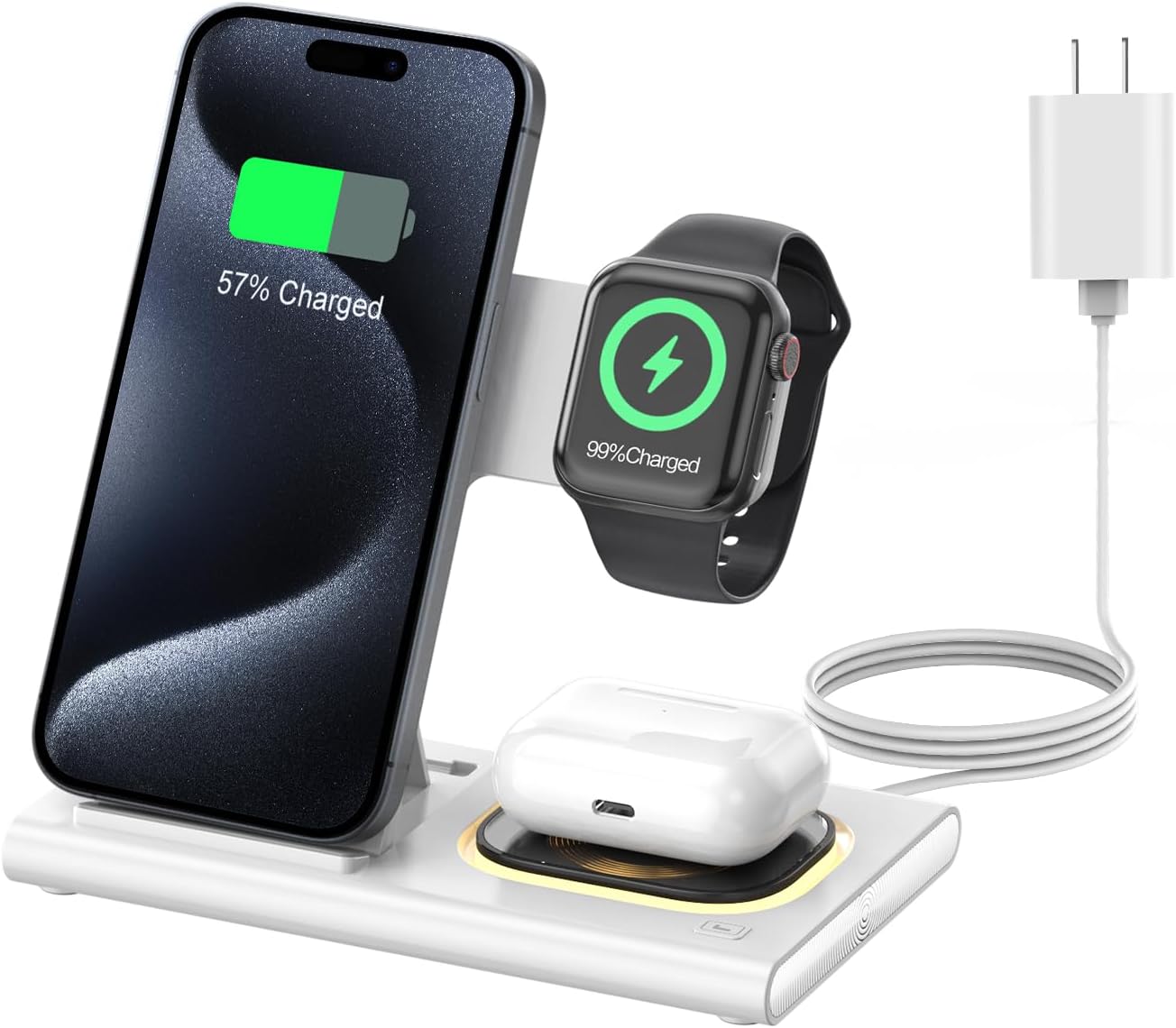Fast 3-in-1 Apple Charging Station by Aresh