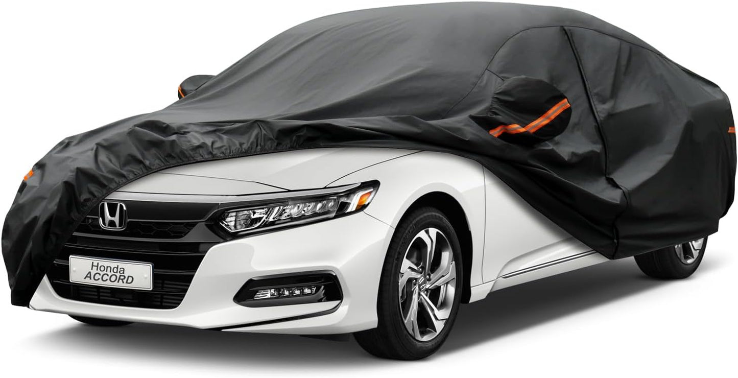 Kayme 7 Layers Car Cover for Honda Accord Sedan/Coupe 2001-2025