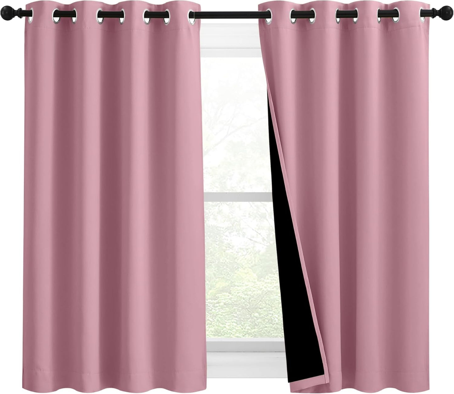 NICETOWN 100% Blackout Blinds for Large Patio Sliding Door