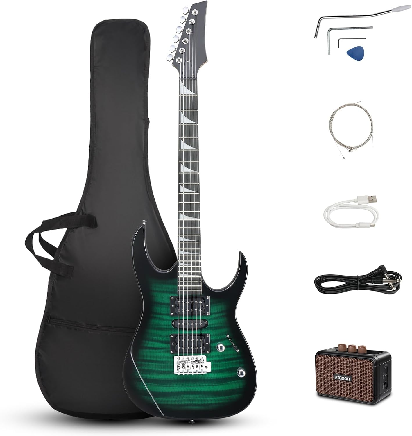 Ktaxon 39in Electric Guitar with 5W Amp for Beginners & Pros