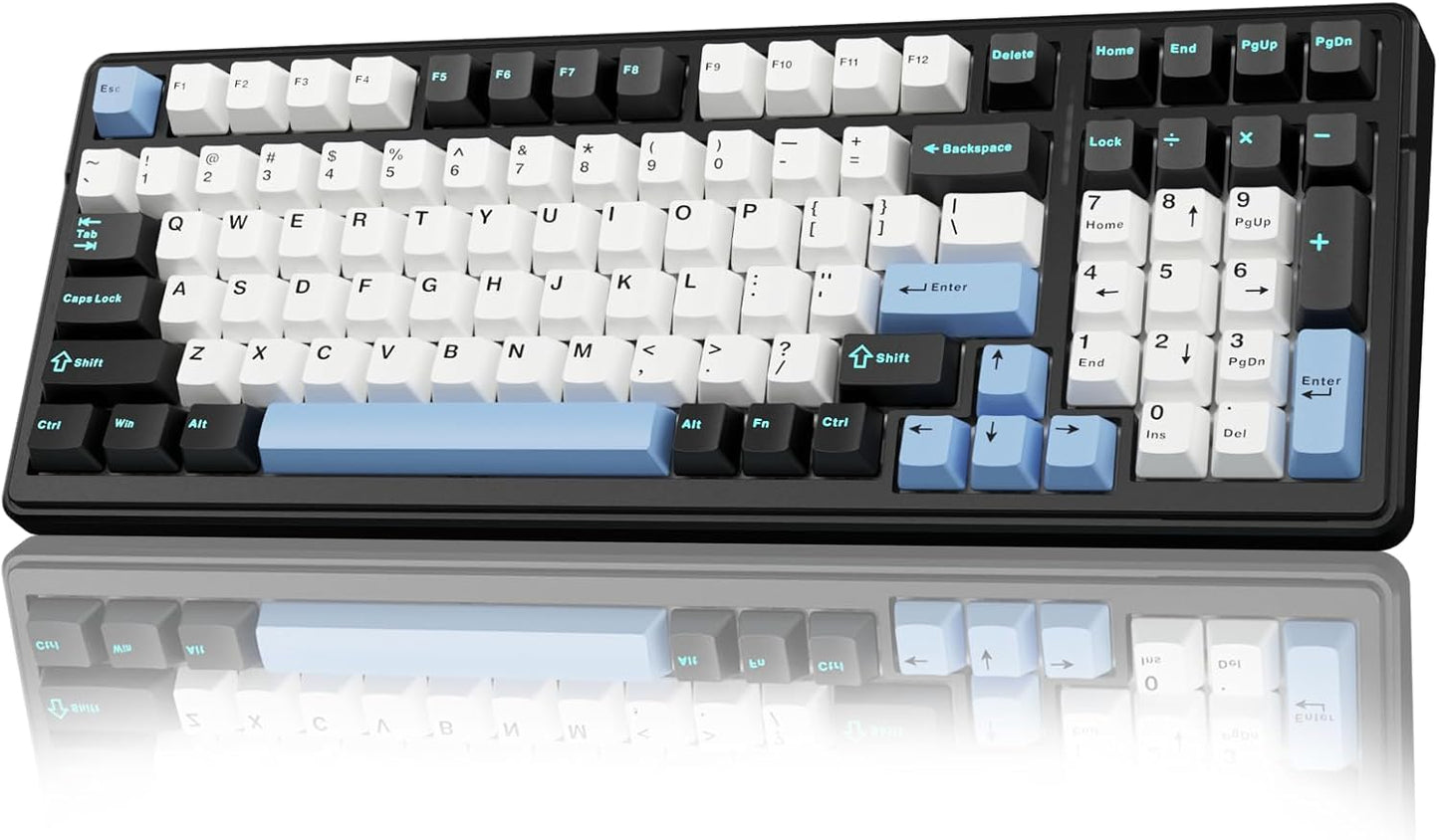 AULA F99 Wireless Mechanical Keyboard - Hot Swappable Custom Linear Switches
