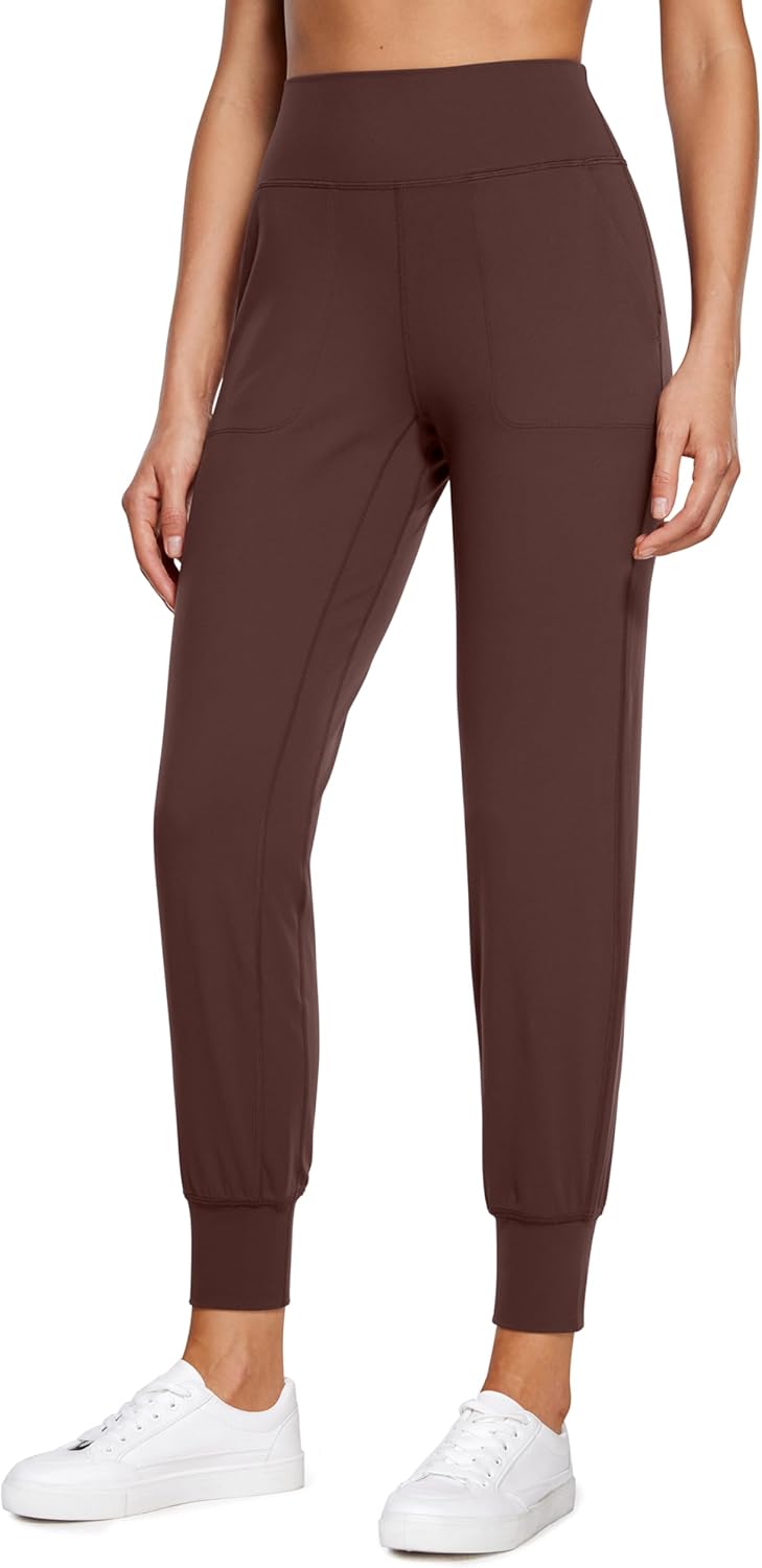 CRZ YOGA Butterluxe High Waisted Joggers for Women - Soft Comfort