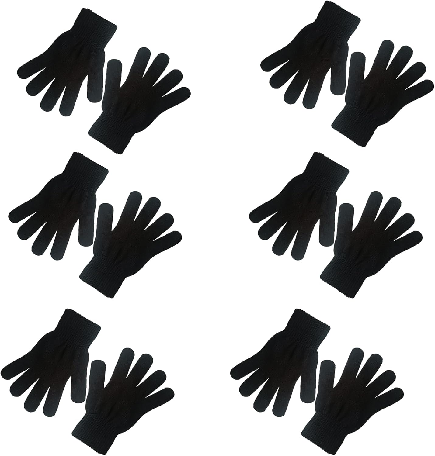Thermal Stretchy Magic Gloves Bulk - Stay Warm in Style!