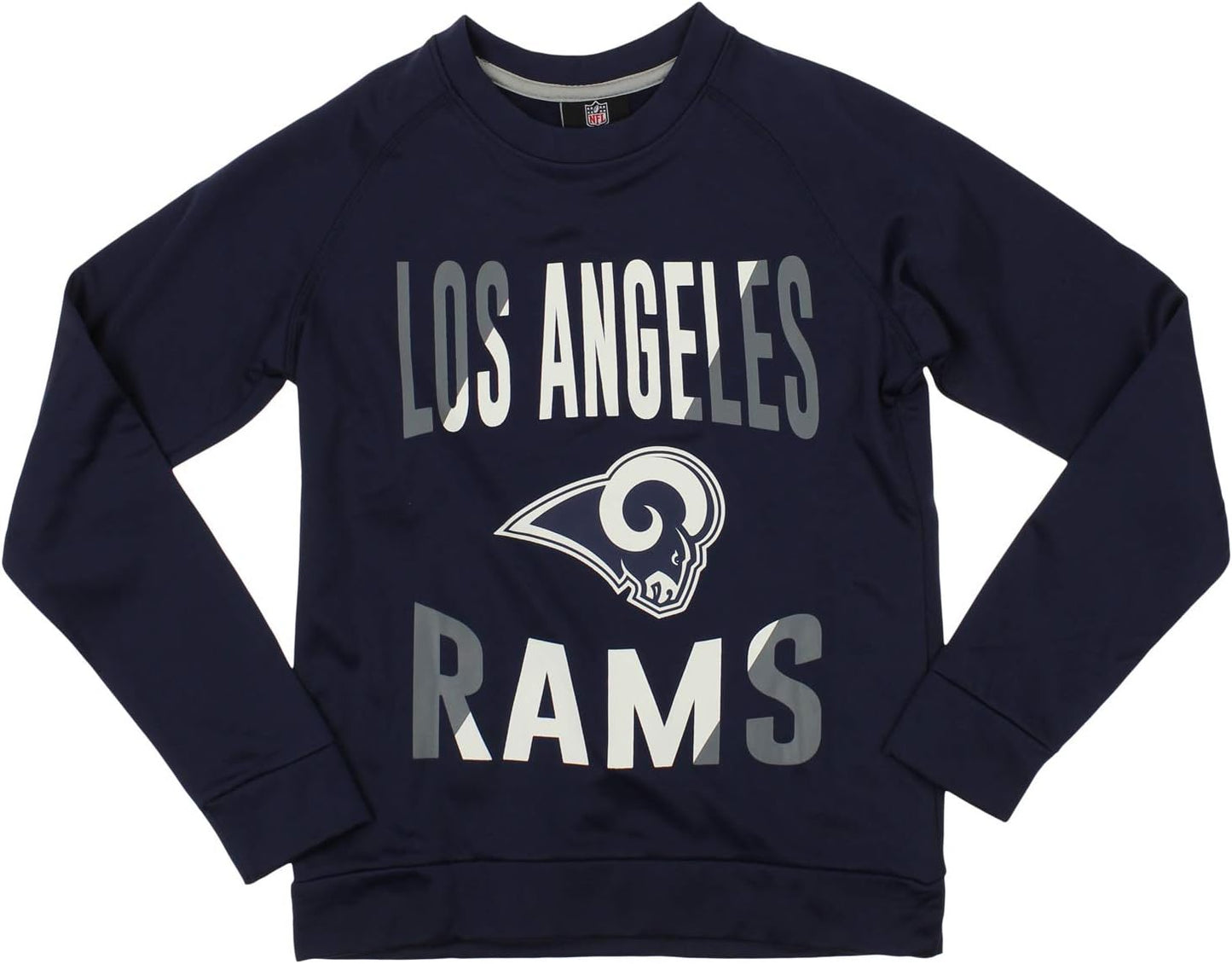 NFL Boys Youth Performance Fleece Crew Neck Sweatshirt Options