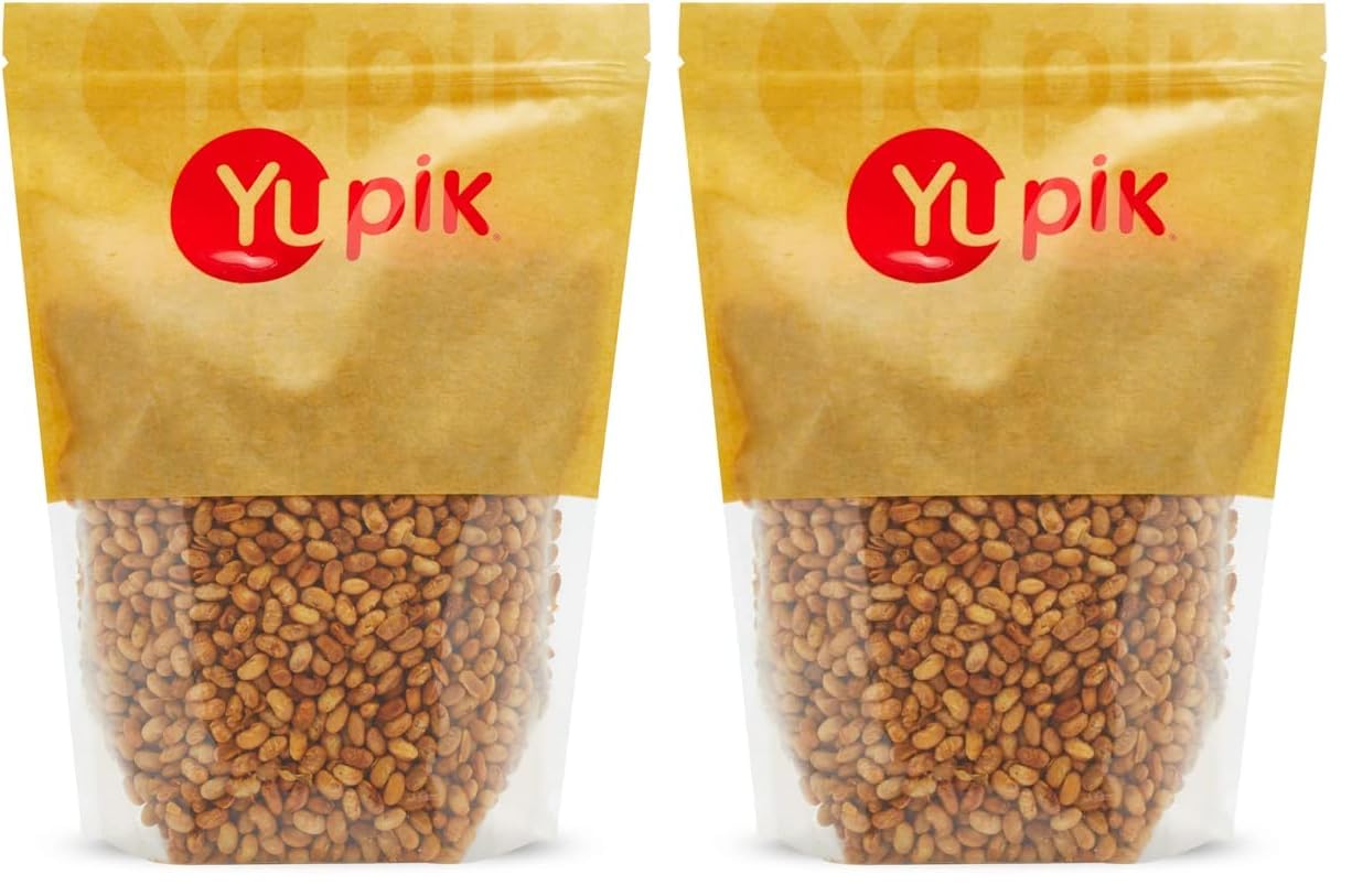 Yupik Soya Beans, Unsalted Roasted Snack for Crunchy Health