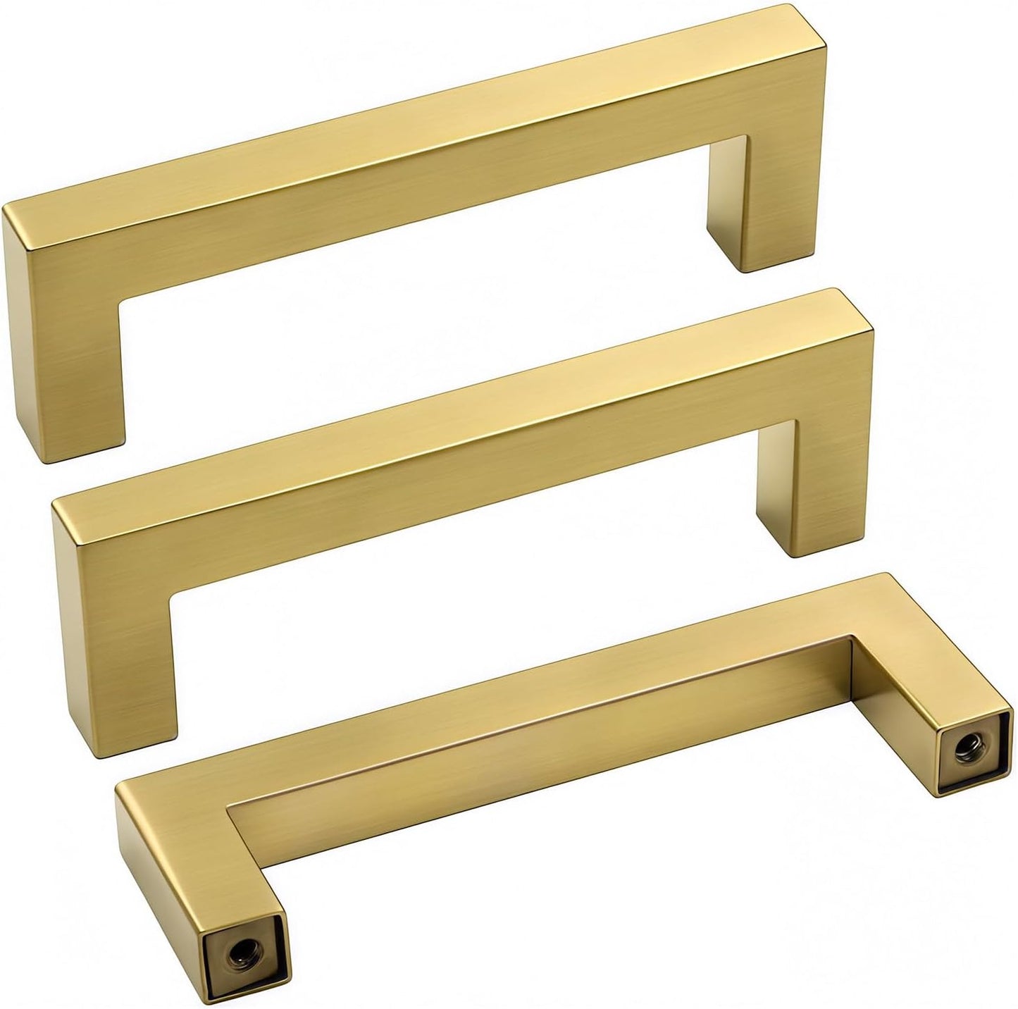 Goldenwarm Gold Cabinet Pulls for Modern Kitchen and Furniture