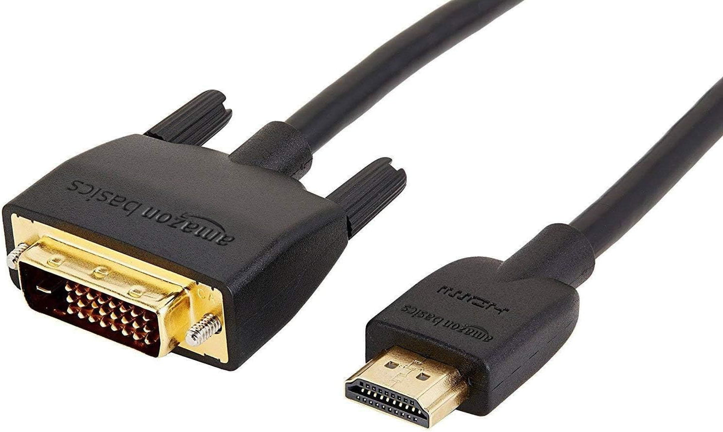 Basics 6ft HDMI to DVI Adapter Cable - 1080P Quality