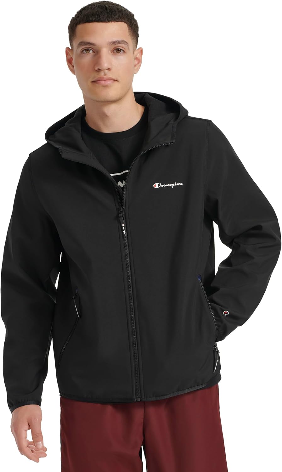 Champion Lightweight Hooded Soft Shell Jacket: Active Comfort