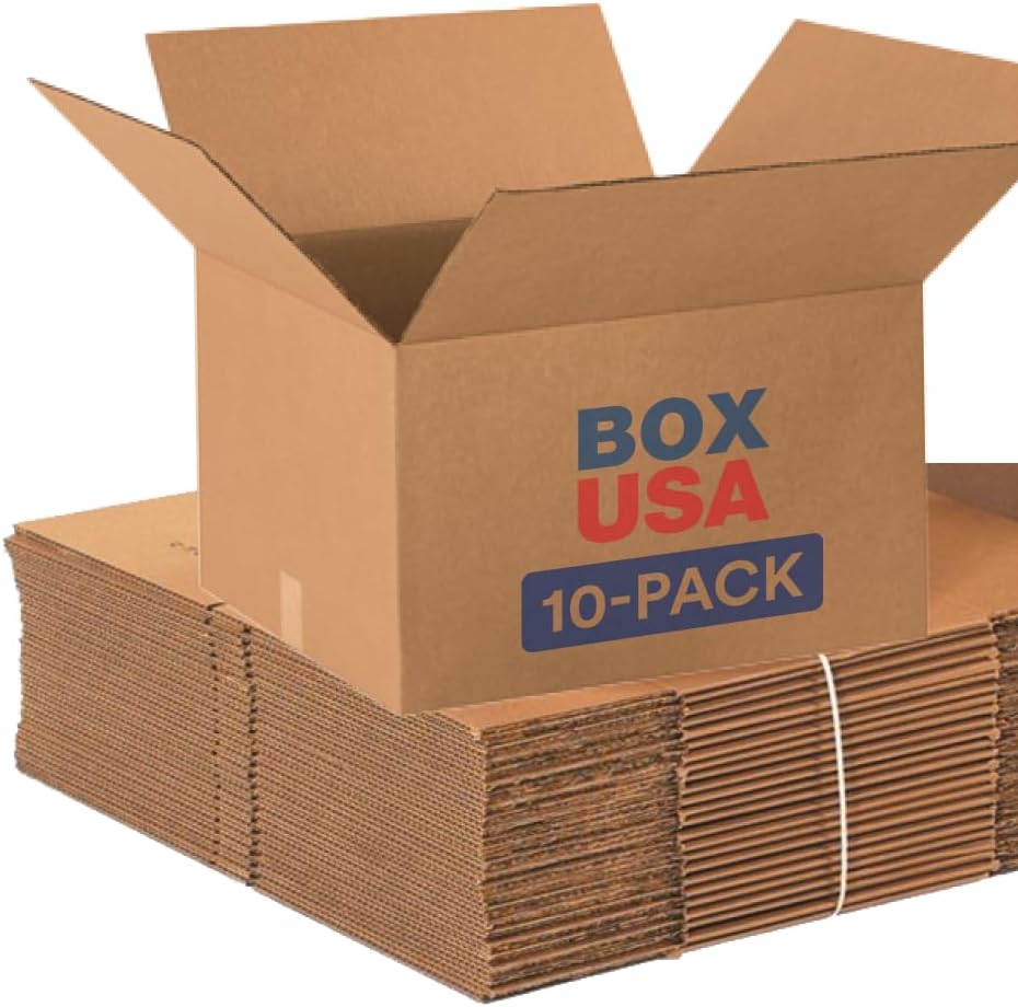BOX USA Large Moving Boxes for Shipping and Storage Needs
