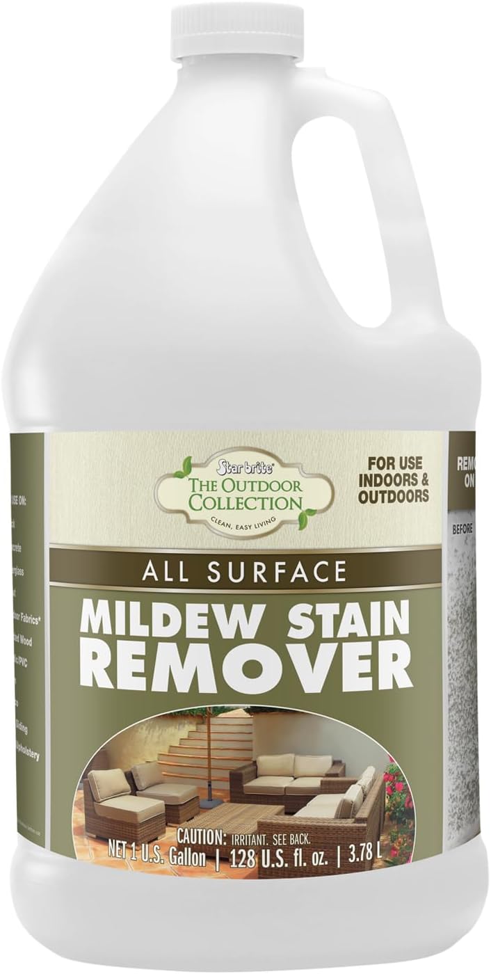 STAR RBITE Mildew Stain Remover - Fast-Acting Multi-Surface Cleaner