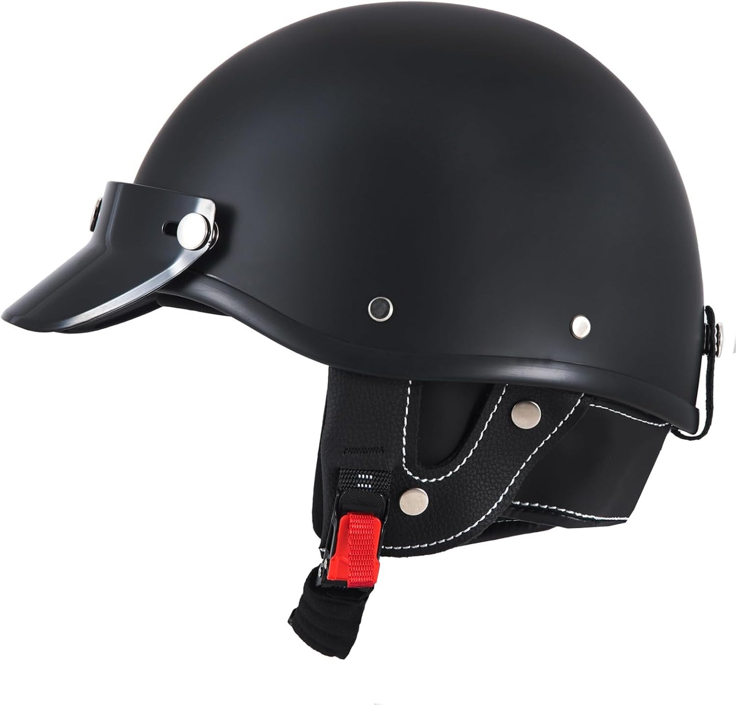 Half Motorcycle Helmets Retro Open Face for Safe Riding Comfort