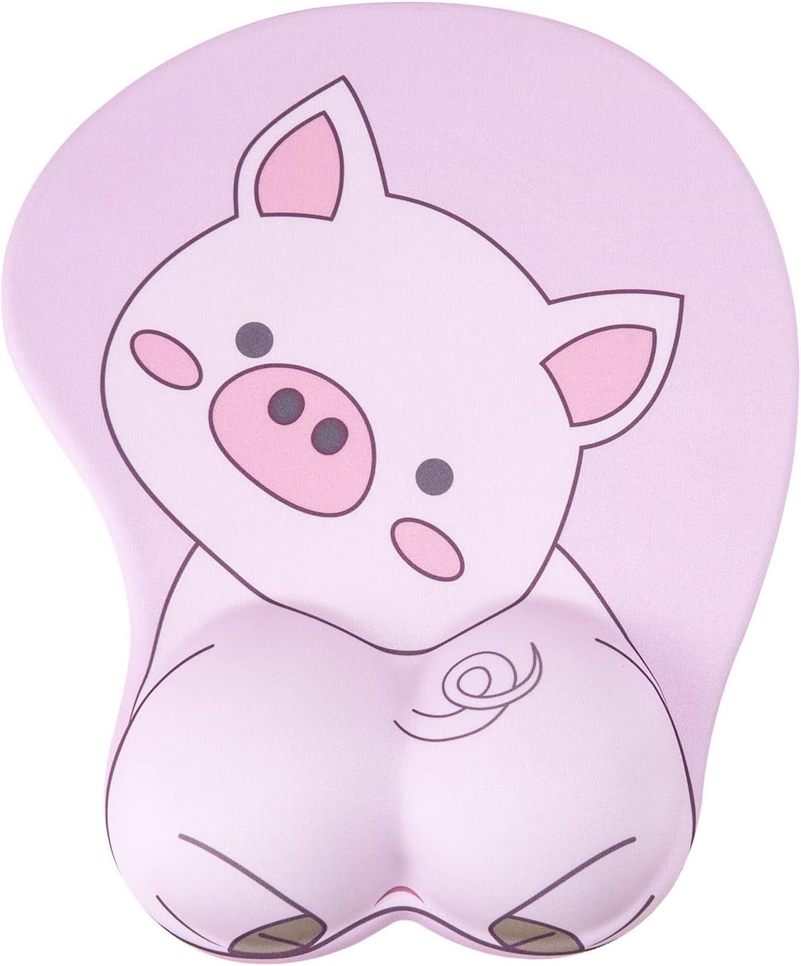 KAIGOBOX Pig Shape Wrist Support Mouse Pad