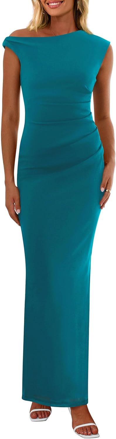 PRETTYGARDEN Women's Summer Maxi Dress for Weddings and Events