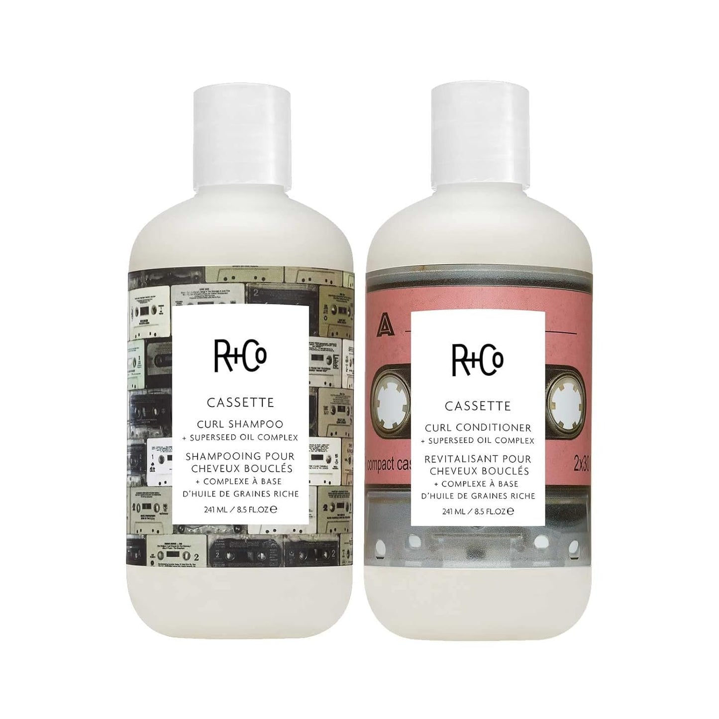 R+Co Cassette Curl Shampoo & Conditioner Set for Defined Curls