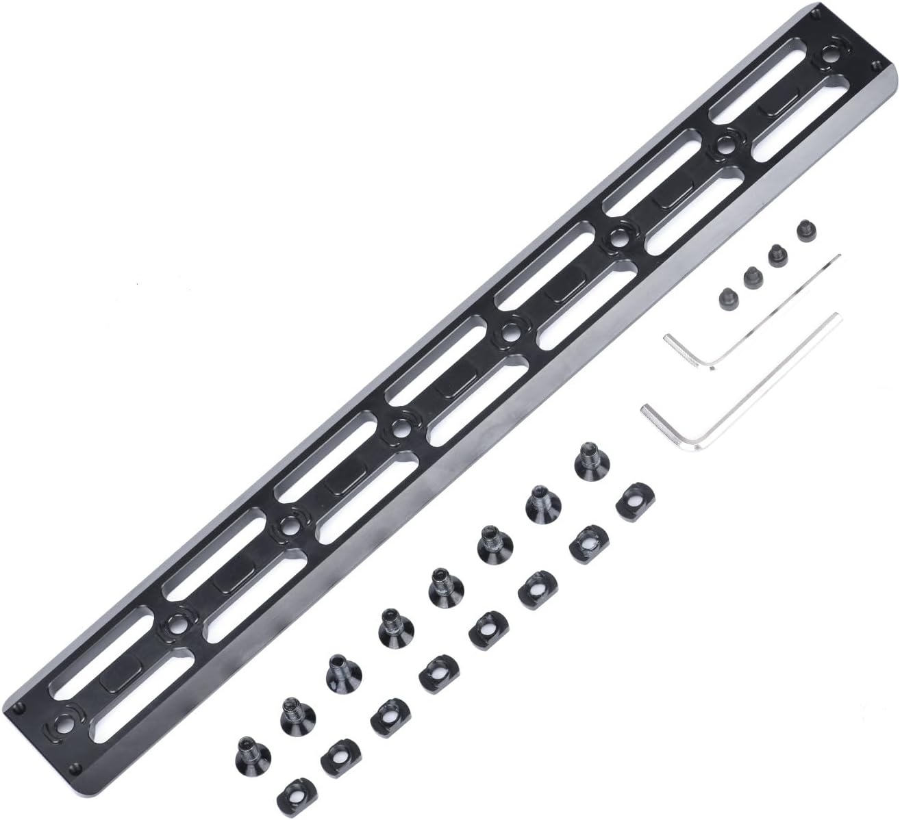 11 inch Arca Swiss Adapter M lok Rail for Rifles - Lightweight Design