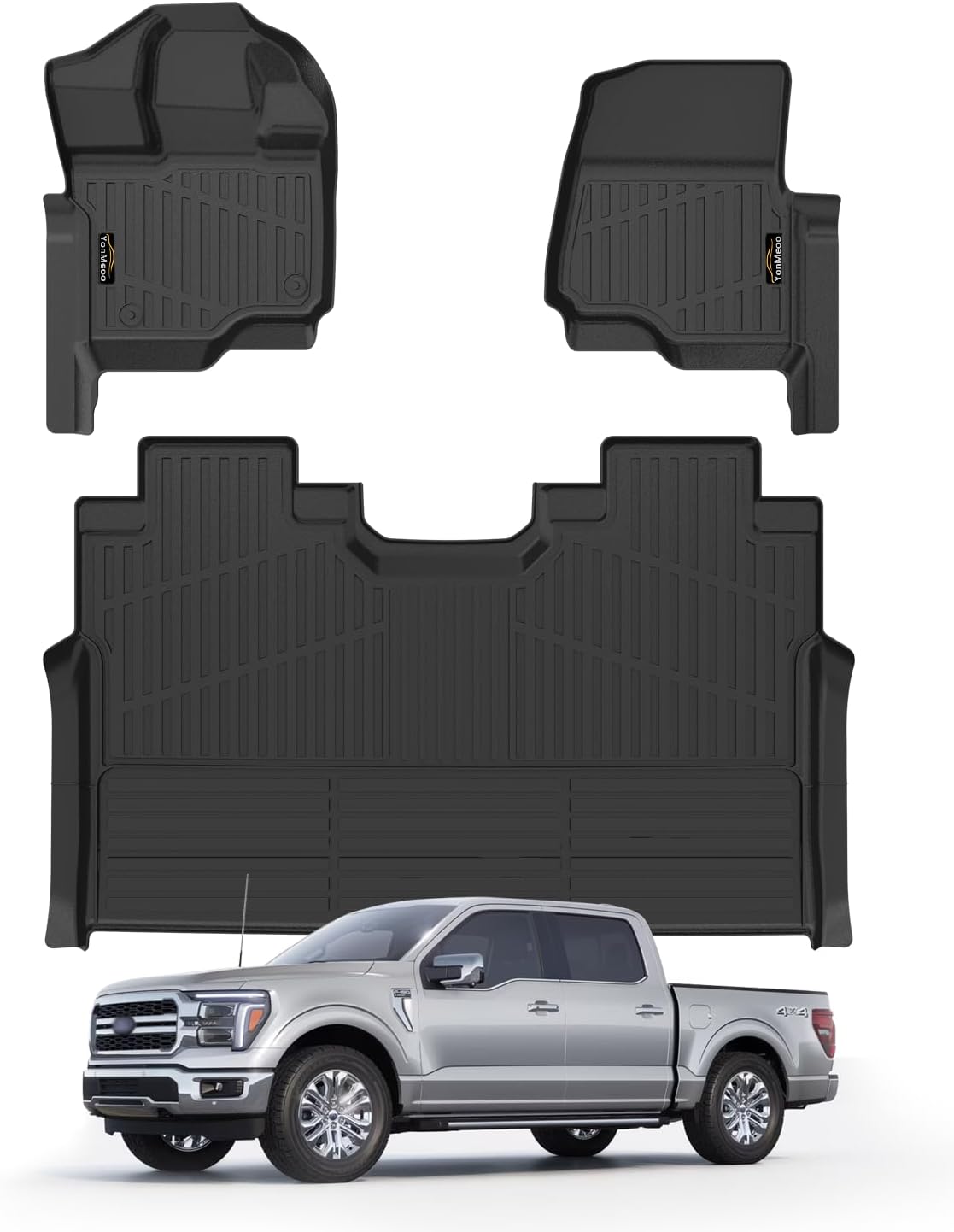 Custom Fit Floor Mats for Ford F150 2015-2025 SuperCrew Cab