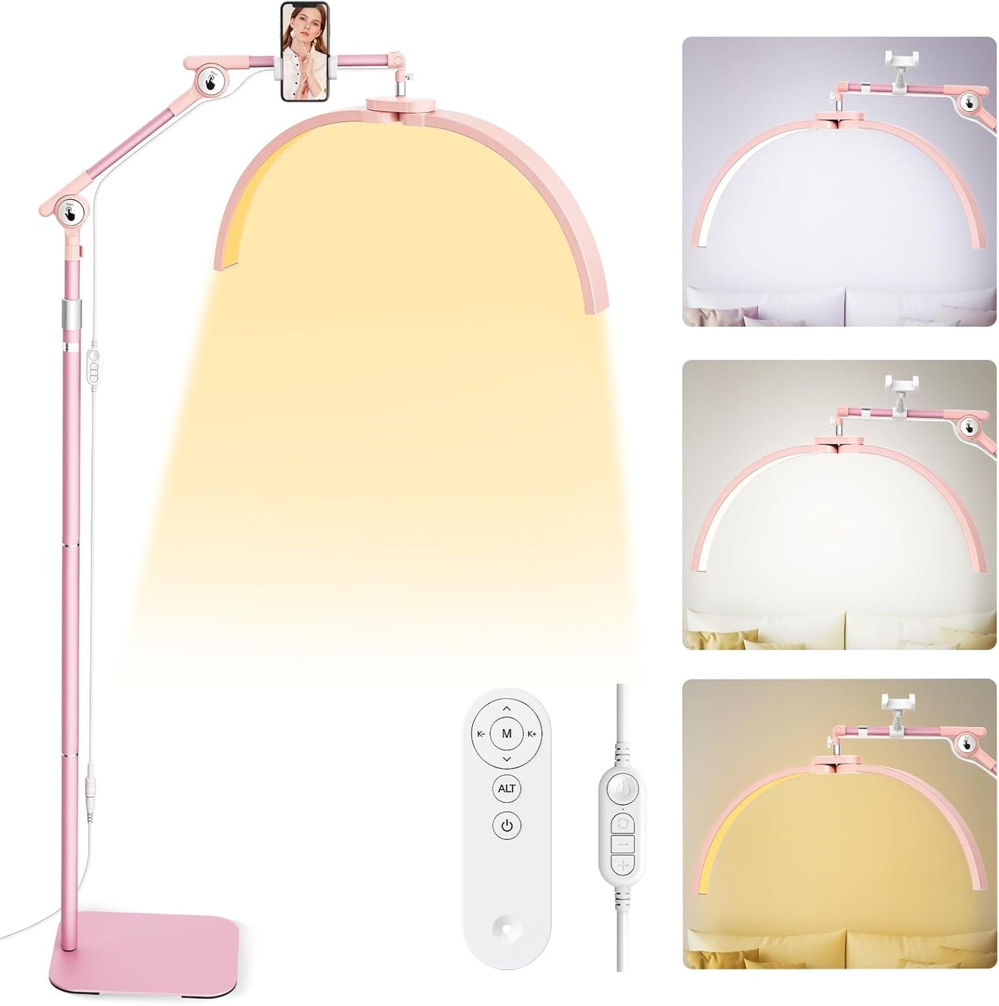 LIONVISON Half Moon Lash Lighting: Perfect LED Lamp for Artists