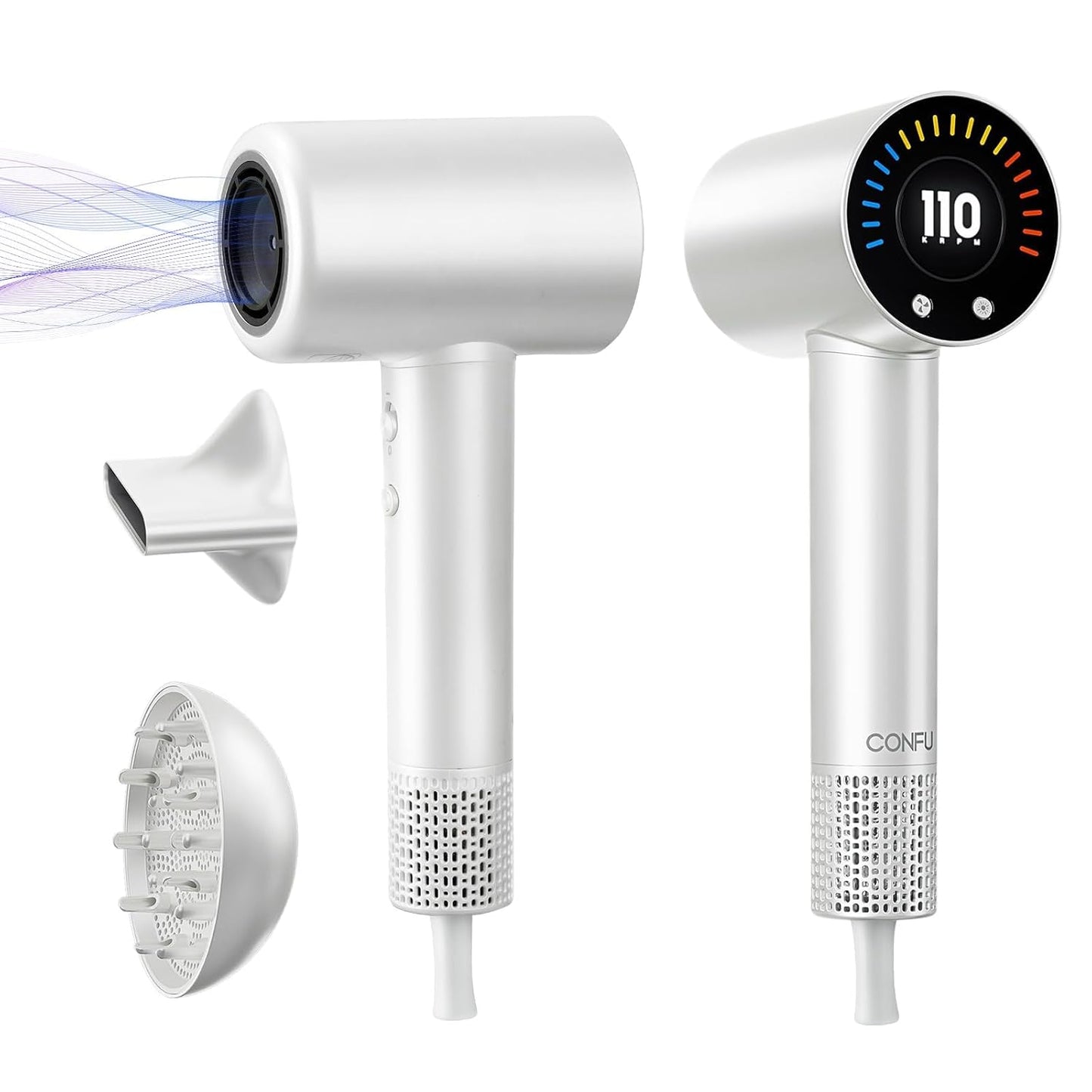 CONFU Hair Dryer: Fast Drying Ionic Blow Dryer for All
