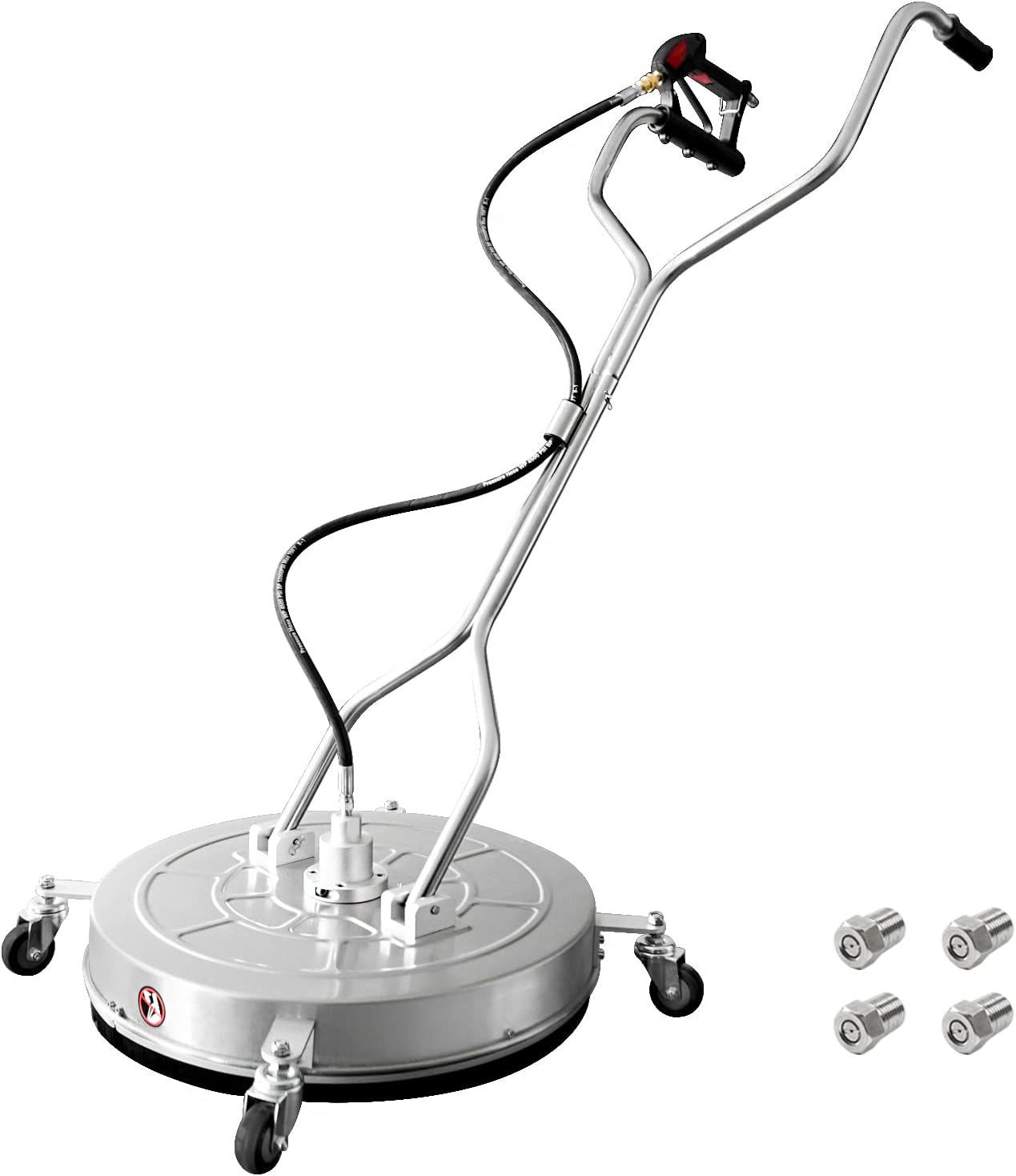 24in Pressure Washer Surface Cleaner for Driveways and Patios